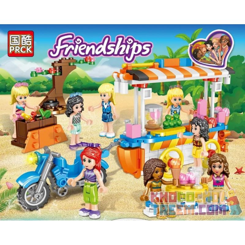 PRCK 67026 non  LỄ HỘI ẨM THỰC BÊN BỜ BIỂN MÙA HÈ 8 MÓN bộ đồ chơi xếp lắp ráp ghép mô hình  HIPS Các Bạn Gái