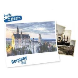 KAIYU K86201 86201 non  LÂU ĐÀI NEUSCHWANSTEIN BAVARIA ĐỨC bộ đồ chơi xếp lắp ráp ghép mô hình Creator NEUSCHWANSTEIN CASTLE BAVARIA Sáng Tạo 13500 khối