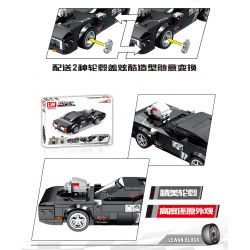 LW 5003 non  NÉ TRÁNH bộ đồ chơi xếp lắp ráp ghép mô hình Speed Champions Racing Cars SUPER RACER DODGE CHARGER Đua Xe Công Thức 328 khối
