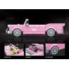 QuanGuan 100141 Quan Guan 100141 non  FORD MÀU HỒNG MUI TRẦN bộ đồ chơi xếp lắp ráp ghép mô hình Speed Champions Racing Cars RACING SUN UNER FORD FAIRLANE Đua Xe Công Thức 368 khối