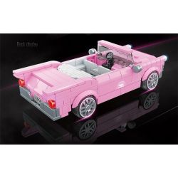 QuanGuan 100141 Quan Guan 100141 non  FORD MÀU HỒNG MUI TRẦN bộ đồ chơi xếp lắp ráp ghép mô hình Speed Champions Racing Cars RACING SUN UNER FORD FAIRLANE Đua Xe Công Thức 368 khối