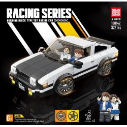 QuanGuan 100142 Quan Guan 100142 non  TOYOTA AE86. bộ đồ chơi xếp lắp ráp ghép mô hình Speed Champions Racing Cars Đua Xe Công Thức 322 khối