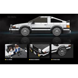 QuanGuan 100142 Quan Guan 100142 non  TOYOTA AE86. bộ đồ chơi xếp lắp ráp ghép mô hình Speed Champions Racing Cars Đua Xe Công Thức 322 khối