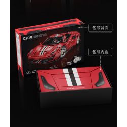 DOUBLEE CADA C61042 61042 C61043 61043 C61057 61057 SUPER 18K K155 TA GAOLE T5005 5005 T5005A 5005A non  FERRARI 488 1: 8 tỷ lệ 1:8 bộ đồ chơi xếp lắp ráp ghép mô hình  MASTER FERRARI 488 Kỹ Thuật Công Nghệ Cao Mô Hình Phương Tiện 3229 khối