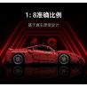 DOUBLEE CADA C61042 61042 C61043 61043 C61057 61057 SUPER 18K K155 TA GAOLE T5005 5005 T5005A 5005A non  FERRARI 488 1: 8 tỷ lệ 1:8 bộ đồ chơi xếp lắp ráp ghép mô hình  MASTER FERRARI 488 Kỹ Thuật Công Nghệ Cao Mô Hình Phương Tiện 3229 khối