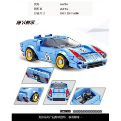 PanlosBrick 666006 Panlos Brick 666006 non  FORD GT40. bộ đồ chơi xếp lắp ráp ghép mô hình Speed Champions Racing Cars Đua Xe Công Thức 256 khối