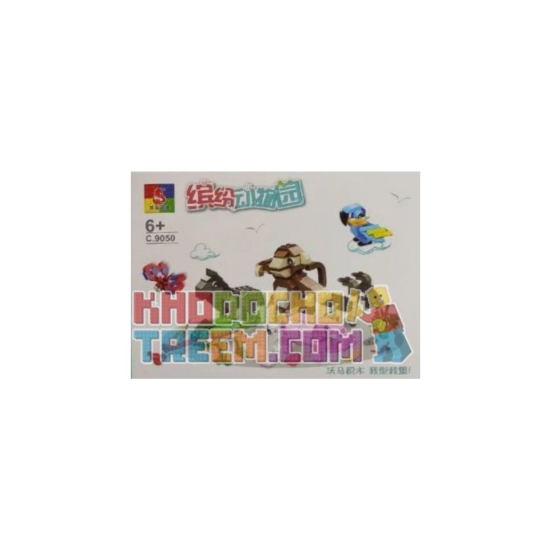 WOMA C9050 9050 non  SỞ THÚ VUI VẺ bộ đồ chơi xếp lắp ráp ghép mô hình Creator Sáng Tạo
