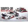 BRICKCOOL KC001 non  ÁNH SÁNG TRẮNG tỷ lệ 1:24 bộ đồ chơi xếp lắp ráp ghép mô hình Racers SOUPED-UP NEED FOR SPEED Đua Tốc Độ 436 khối