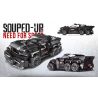 BRICKCOOL KC004 non  SẮT TỐI tỷ lệ 1:24 bộ đồ chơi xếp lắp ráp ghép mô hình Racers SOUPED-UP NEED FOR SPEED Đua Tốc Độ 650 khối