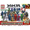 PRCK 61045 non  PHANTOM NINJA PEOPLE 12 MODEL bộ đồ chơi xếp lắp ráp ghép mô hình The  Ninjago Movie NINJA MASTERS OF SPINJITZU Ninja Lốc Xoáy