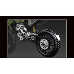 ACHKO 30016 REBRICKABLE MOC-32892 32892 MOC32892 SHENZHEN RAEL ENTERTAINMENT 50005-1 50005-2 50005-3 50005-4 TA GAOLE T3033 3033 non  XE MÁY OFF-ROAD KAWASAKI KX450 bộ đồ chơi xếp lắp ráp ghép mô hình  Kỹ Thuật Công Nghệ Cao Mô Hình Phương Tiện 342 khối