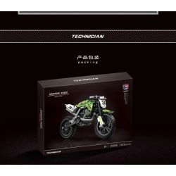 ACHKO 30016 REBRICKABLE MOC-32892 32892 MOC32892 SHENZHEN RAEL ENTERTAINMENT 50005-1 50005-2 50005-3 50005-4 TA GAOLE T3033 3033 non  XE MÁY OFF-ROAD KAWASAKI KX450 bộ đồ chơi xếp lắp ráp ghép mô hình  Kỹ Thuật Công Nghệ Cao Mô Hình Phương Tiện 342 khối