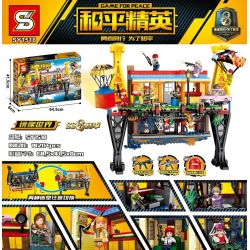 SHENG YUAN SY SY1518 1518 non  THẾ GIỚI GƯƠNG bộ đồ chơi xếp lắp ráp ghép mô hình Movie & Game GAME FOR PEACE Phim Và Trò Chơi 1420 khối