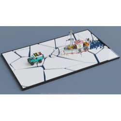 SHENG YUAN SY SY1517 1517 non  TRẬN CHIẾN BĂNG HÀ bộ đồ chơi xếp lắp ráp ghép mô hình Movie & Game GAME FOR PEACE Phim Và Trò Chơi 1055 khối