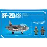 SEMBO 202121 non  MÁY BAY CHIẾN ĐẤU TÀNG HÌNH J-20 bộ đồ chơi xếp lắp ráp ghép mô hình Sky Wars J-20 FIGHTER AIRCRAFT Không Chiến 365 khối