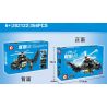 SEMBO 202122 non  10 TRỰC THĂNG bộ đồ chơi xếp lắp ráp ghép mô hình Sky Wars Z-10 ATTACK HELICOPTER Không Chiến 356 khối