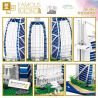 ZHEGAO QL0963 0963 non  KHÁCH SẠN BURJ AL ARAB DUBAI CÁC TIỂU VƯƠNG QUỐC Ả RẬP THỐNG NHẤT bộ đồ chơi xếp lắp ráp ghép mô hình Creator DE LA TOUR HOTEL ARABIA Sáng Tạo 2798 khối