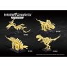 DECOOL 81001 non  MÔ HÌNH BỘ XƯƠNG PTEROSAUR bộ đồ chơi xếp lắp ráp ghép mô hình Dino DINOSAUR WORLD PTERODACTYL Khủng Long 491 khối