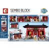 SEMBO 601088 non  ĐỀN SENSOJI NÚI RỒNG VÀNG TOKYO NHẬT BẢN bộ đồ chơi xếp lắp ráp ghép mô hình Creator Sáng Tạo 2017 khối
