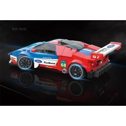 QuanGuan 100135 Quan Guan 100135 non  FORD GT. bộ đồ chơi xếp lắp ráp ghép mô hình Speed Champions Racing Cars Đua Xe Công Thức 348 khối