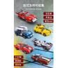COGO 13425 13427 13428 13430 13431 13432 non  6 KÉO LÙI Ô TÔ bộ đồ chơi xếp lắp ráp ghép mô hình Racers SPEED CROSSING Đua Tốc Độ 195 khối