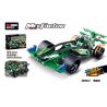 DECOOL 3813 non  MÀU XANH LÁ CÂY - CHASER SAIWELL bộ đồ chơi xếp lắp ráp ghép mô hình  MECFACTOR SEVILLE Kỹ Thuật Công Nghệ Cao Mô Hình Phương Tiện 203 khối