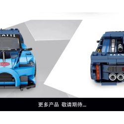 KUYU MOXING 5010 QuanGuan 100133 Quan Guan 100133 non  BUGATTI CHIRON. bộ đồ chơi xếp lắp ráp ghép mô hình Speed Champions Racing Cars Đua Xe Công Thức 278 khối