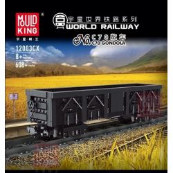 MouldKing 12003 12003CX Mould King 12003 12003CX non  CHUYỂN TIẾP ĐẦU MÁY HƠI NƯỚC bộ đồ chơi xếp lắp ráp ghép mô hình Trains QJ STEAM LOCOMOTIVES Tàu Hỏa 2160 khối