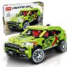 HSANHE 6952 non  LAMBORGHINI URUS ST-X 1:16 tỷ lệ 1:16 bộ đồ chơi xếp lắp ráp ghép mô hình Speed Champions Racing Cars CREATIVE IDEA LAMBORGHINI URUS ST-X Đua Xe Công Thức 929 khối