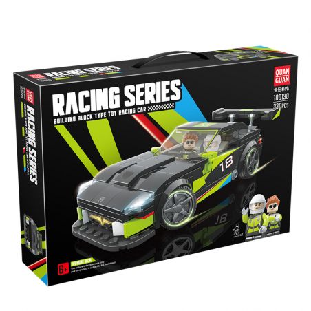 QuanGuan 100138 Quan Guan 100138 non  DODGE ACR. bộ đồ chơi xếp lắp ráp ghép mô hình Speed Champions Racing Cars Đua Xe Công Thức 330 khối