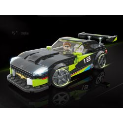 QuanGuan 100138 Quan Guan 100138 non  DODGE ACR. bộ đồ chơi xếp lắp ráp ghép mô hình Speed Champions Racing Cars Đua Xe Công Thức 330 khối