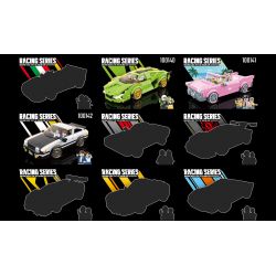 QuanGuan 100138 Quan Guan 100138 non  DODGE ACR. bộ đồ chơi xếp lắp ráp ghép mô hình Speed Champions Racing Cars Đua Xe Công Thức 330 khối
