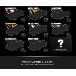 QuanGuan 100138 Quan Guan 100138 non  DODGE ACR. bộ đồ chơi xếp lắp ráp ghép mô hình Speed Champions Racing Cars Đua Xe Công Thức 330 khối