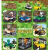 PRCK 63055 non  8 PHIÊN BẢN MINECRAFT FUN CAR bộ đồ chơi xếp lắp ráp ghép mô hình MY WORLD Game Xây Dựng