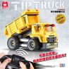 WISE BLOCK HA389076 389076 non  XE BEN ĐIỀU KHIỂN TỪ XA bộ đồ chơi xếp lắp ráp ghép mô hình TIP TRUCK 273 khối