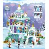 ZHEGAO QL1151 1151 non  LÂU ĐÀI TUYẾT AUBLY bộ đồ chơi xếp lắp ráp ghép mô hình Disney Princess WINDSOR CASTIC Công Chúa 1529 khối