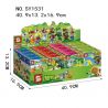 SHENG YUAN SY SY1531 1531 non  8 MÔ HÌNH bộ đồ chơi xếp lắp ráp ghép mô hình Plants Vs Zombies Hoa Quả Nổi Giận 305 khối