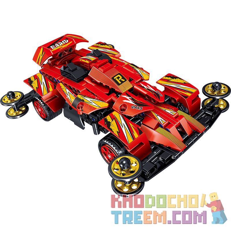 ZHEGAO QL0436 0436 non  KHẢ NĂNG XỬ LÝ TUYỆT VỜI CỦA LEVI 4WD bộ đồ chơi xếp lắp ráp ghép mô hình  Kỹ Thuật Công Nghệ Cao Mô Hình Phương Tiện 420 khối