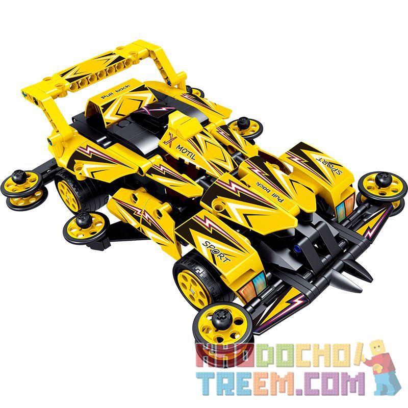 ZHEGAO QL0435 0435 non  THUNDER DRIFT GALE BỐN BÁNH bộ đồ chơi xếp lắp ráp ghép mô hình  Kỹ Thuật Công Nghệ Cao Mô Hình Phương Tiện 434 khối