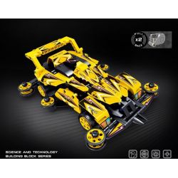 ZHEGAO QL0435 0435 non  THUNDER DRIFT GALE BỐN BÁNH bộ đồ chơi xếp lắp ráp ghép mô hình  Kỹ Thuật Công Nghệ Cao Mô Hình Phương Tiện 434 khối