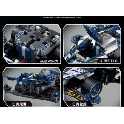 ZHEGAO QL0432 0432 non  THUNDER POWER DẪN ĐỘNG BỐN BÁNH EARL bộ đồ chơi xếp lắp ráp ghép mô hình  Kỹ Thuật Công Nghệ Cao Mô Hình Phương Tiện 360 khối