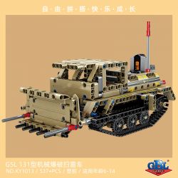 GBL KY1013 1013 non  MÁY QUÉT MÌN NỔ CƠ KHÍ G5L 131 bộ đồ chơi xếp lắp ráp ghép mô hình  PROJECT MACHINE G5L 131 MECHANICAL DEMOLITION MINESWEEPER Kỹ Thuật Công Nghệ Cao Mô Hình Phương Tiện 537 khối