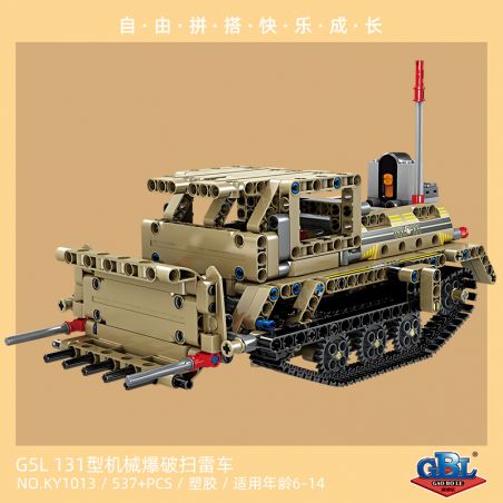 GBL KY1013 1013 non  MÁY QUÉT MÌN NỔ CƠ KHÍ G5L 131 bộ đồ chơi xếp lắp ráp ghép mô hình  PROJECT MACHINE G5L 131 MECHANICAL DEMOLITION MINESWEEPER Kỹ Thuật Công Nghệ Cao Mô Hình Phương Tiện 537 khối