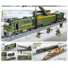 Kazi KY98252 98252 non  TÀU TÊN LỬA ĐẠN ĐẠO XUYÊN LỤC ĐỊA DF-41 bộ đồ chơi xếp lắp ráp ghép mô hình Trains MILITARY TRAIN Tàu Hỏa 1174 khối