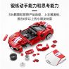 DOUBLEE CADA C51072 51072 non  FERRARI 488 ĐƯỜNG ĐUA THỂ THAO MÀU ĐỎ bộ đồ chơi xếp lắp ráp ghép mô hình Speed Champions Racing Cars Đua Xe Công Thức 306 khối