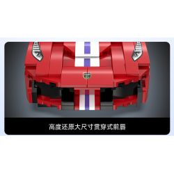 DOUBLEE CADA C51072 51072 non  FERRARI 488 ĐƯỜNG ĐUA THỂ THAO MÀU ĐỎ bộ đồ chơi xếp lắp ráp ghép mô hình Speed Champions Racing Cars Đua Xe Công Thức 306 khối