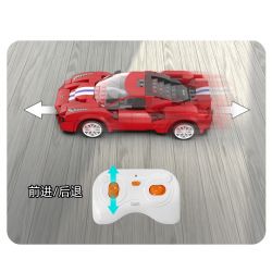 DOUBLEE CADA C51072 51072 non  FERRARI 488 ĐƯỜNG ĐUA THỂ THAO MÀU ĐỎ bộ đồ chơi xếp lắp ráp ghép mô hình Speed Champions Racing Cars Đua Xe Công Thức 306 khối