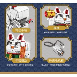 SEMBO 703900 non  CON MÈO VẪY TAY TRÁI bộ đồ chơi xếp lắp ráp ghép mô hình Creator LUCKY CAT Sáng Tạo 760 khối