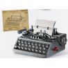 QIZHILE 90011 non  MÁY ĐÁNH CHỮ bộ đồ chơi xếp lắp ráp ghép mô hình Creator TYPEWRITER Sáng Tạo 1503 khối