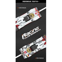 FORANGE FC1603 1603 non  PORSCHE 919. bộ đồ chơi xếp lắp ráp ghép mô hình Racers RACING CLUB PORSCHE 919 Đua Tốc Độ 282 khối